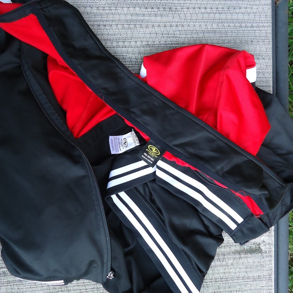 SIZE 3XL. ATHLETIC WORKS men's full zip track jacket. - Picture 6 of 8